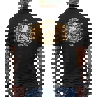 Southern Boy Camouflage Hunting Dog Hello Hunting Season Men's T-shirt Back Print - Thegiftio UK