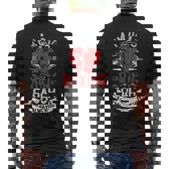 Soy Padre Y Entrenador De Boxeo Boxer Daddy Coaches Día Del Padre Camiseta Hombre Estampado Espalda - Regaloses