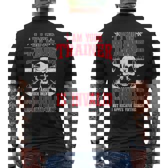 Soy Tu Entrenador Tu Argumento Es Inválido Entrenador De Fitness Camiseta Hombre Estampado Espalda - Regaloses
