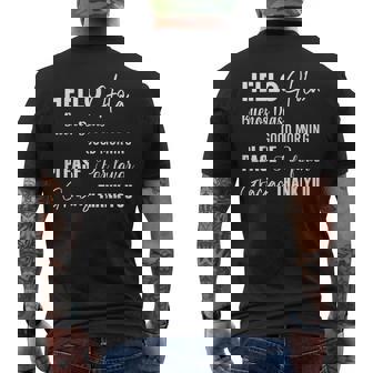Spanish Bilingual ESOL Teacher Bilingual Teacher Maestra Men's Back Print T-Shirt - Monsterry