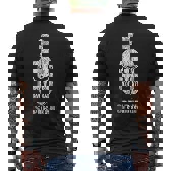 Spartan Casco Spartaner Gym Motivation Fitness Refranes Camiseta Hombre Estampado Espalda - Regaloses