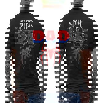 Spider Dad Father's Day Matching Family Birthday Men's T-shirt Back Print | Seseable CA