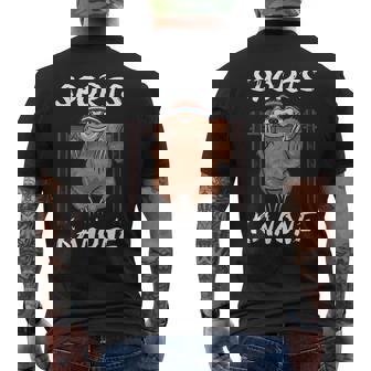 Sportskanone – Sportliches Faultier T-Shirt mit Rückendruck - Geschenkecke