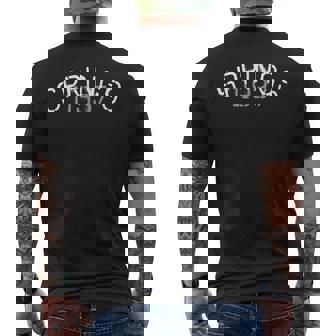 Springs East Hampton Long Island Hamptons NY New York Men's Back Print T-Shirt - Monsterry