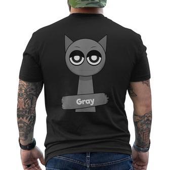 Sprunki Grey T-Shirt mit Rückendruck - Geschenkecke