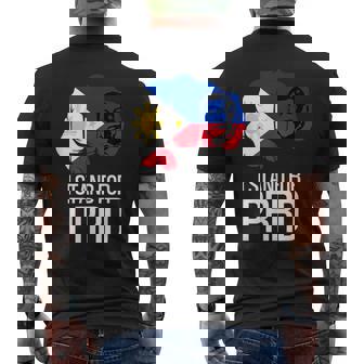I Stand With Digong Duterte Prrd Du30 Philippine Flag Men's T-shirt Back Print - Seseable