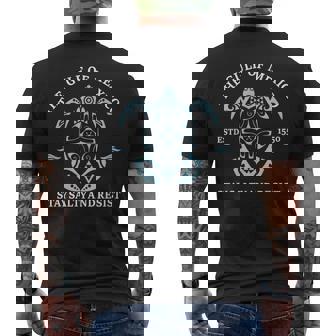 Stay The Gulf Of Mexico Be Salty And Resist Turtle Men's T-shirt Back Print - Seseable