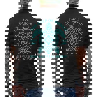Stay The Gulf Of Mexico Be Salty And Resist Turtle Men's T-shirt Back Print - Monsterry