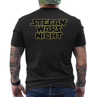 Stefan Wars Nicht T-Shirt mit Rückendruck - Geschenkecke