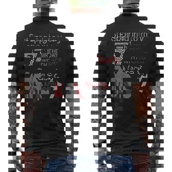 Stepping Into My 57th Birthday With God's Grace And Mercy Men's Back Print T-Shirt - Monsterry
