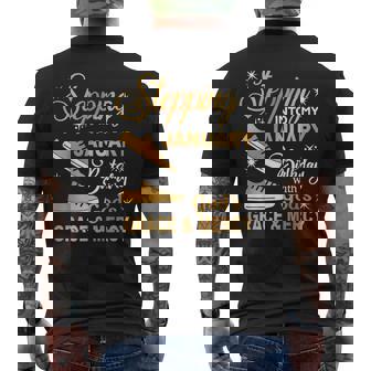 Stepping Into My January Birthday With God's Grace & Mercy Men's T-shirt Back Print - Thegiftio