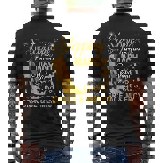 Stepping Into My March Birthday With Gods Grace And Mercy Men's Back Print T-Shirt - Monsterry