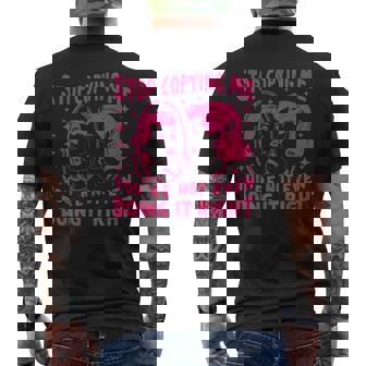 Stop Copying Me You're Not Even Doing It Right Men's T-shirt Back Print | Mazezy