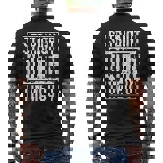 Straight Outta Timeout Child Toddler Infant Shirt Men's Back Print T-Shirt - Monsterry