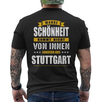 Stuttgart Germany City Home German T-Shirt mit Rückendruck - Geschenkecke