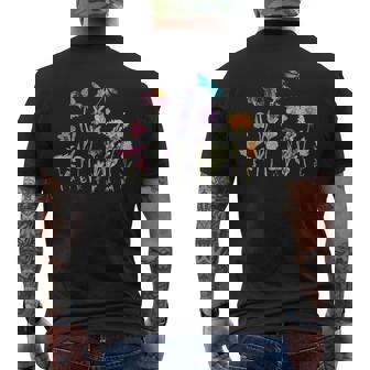 Subtle Vintage Watercolor Anti Trump Men's T-shirt Back Print - Thegiftio