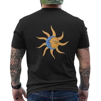 Sun And Moon Couple Top Fashion T-Shirt mit Rückendruck - Geschenkecke