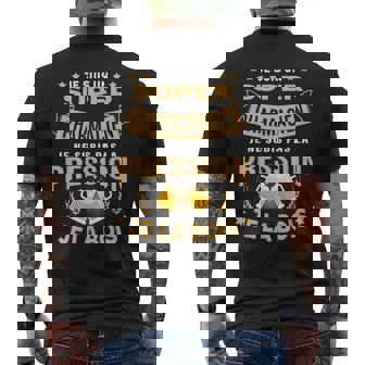 Super Pharmacien Je Subis Pas La Pression Humour Apéro T-shirt imprimé au dos - Cadeauxyz