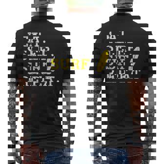 Surfing Quote Surfer Sayings Humor Men's Back Print T-Shirt - Monsterry