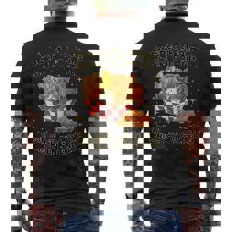 Suspect Claims She's An Adult Chicken Tenders Heavy Metal Men's Back Print T-Shirt - Monsterry