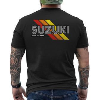 Suzuki Japanese Surname Retrointage T-Shirt mit Rückendruck - Geschenkecke