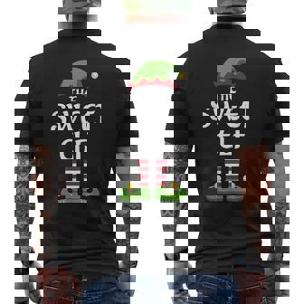 Sweet Elf Family Matching Group Christmas Sweetie Men's Back Print T-Shirt - Monsterry