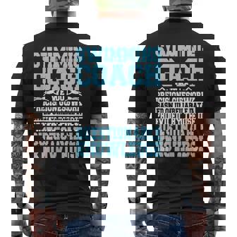 Swim Coach Professional Instructor Swimming Lesson Teacher Men's Back Print T-Shirt - Monsterry