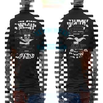 Swim Coach Sport Professional Instructor Swimming Lesson Men's Back Print T-Shirt - Monsterry