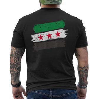 Syria Flag Syria Flag T-Shirt mit Rückendruck - Geschenkecke