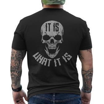 It Is What It Is T-Shirt mit Rückendruck - Geschenkecke