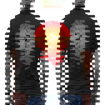 Tabla De Surf Windsurf Puesta De Sol Surfistaacaciones Camiseta Hombre Estampado Espalda - Regaloses