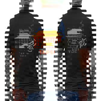 Taipei 101 Tower Men's Back Print T-Shirt - Monsterry