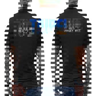 Taipei Taiwan Skyline Nightview Taipei 101 Elephant Mountain Men's Back Print T-Shirt - Monsterry