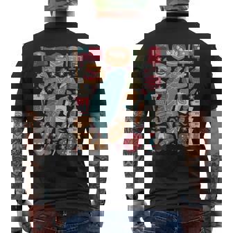 Taiwan Doodles Taipei Asia Bubble Tea Gua Bao Men's Back Print T-Shirt - Monsterry