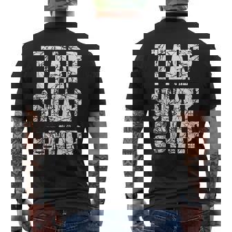 Tap Snap Or Nap Brazilian Jiu Jitsu Karate Grappling Tank Top Men's Back Print T-Shirt - Monsterry