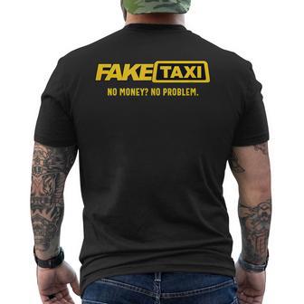 Taxi Falso – No Money No Problem – Regalo Para Taxista Camiseta Hombre Estampado Espalda - Regaloses