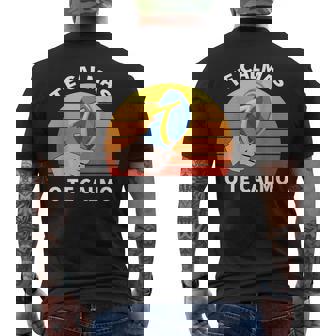 Te Calmas O Te Calmo Spanish Quotes Spanish Sayings Mexican Men's Back Print T-Shirt - Monsterry