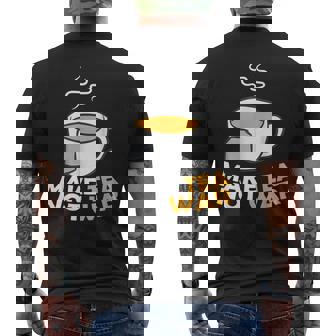 Make Tea Not War Tea Lover Herbal Tea Drinker Teapot Men's Back Print T-Shirt - Monsterry
