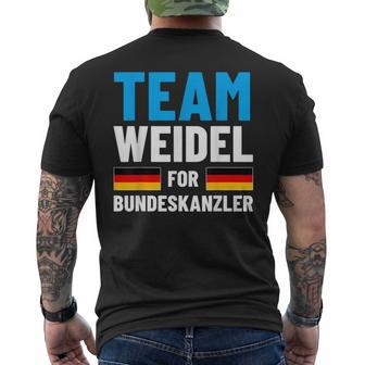 Team Alice Weidel For Bundeskanzler T-Shirt mit Rückendruck - Geschenkecke