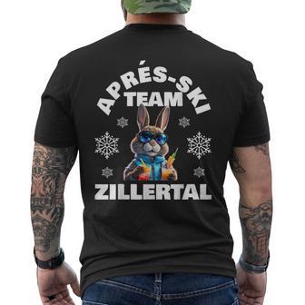 Team Aprés-Ski Zillertal Ski Rabbit T-Shirt mit Rückendruck - Geschenkecke