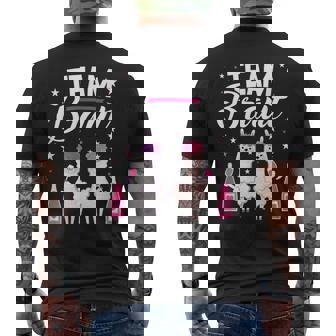 Team Braut Bachelorette Party Alpaca Jga T-Shirt mit Rückendruck - Geschenkecke