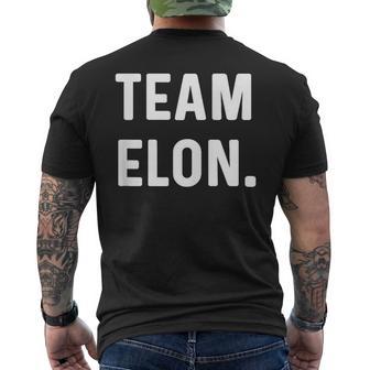 Team Elon Name T-Shirt mit Rückendruck - Geschenkecke