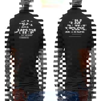 Team Parish Proud Family Surname Last Name Men's Back Print T-Shirt - Monsterry