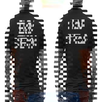 Team Stefan De Apoyo Para Amigos Camiseta Hombre Estampado Espalda - Regaloses