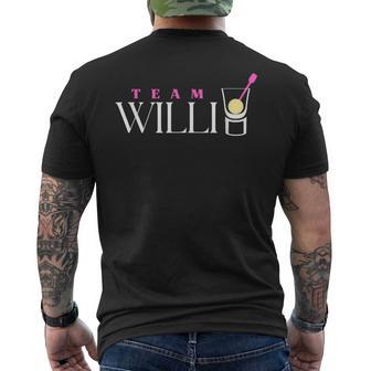 Team Willi Williams Christ Birne Schnaps Shot Apres Ski T-Shirt mit Rückendruck - Geschenkecke