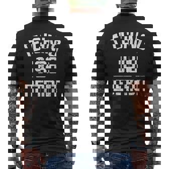Techno Music 1988 Detroit Camiseta Hombre Estampado Espalda - Regaloses