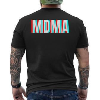 Techno Rave And Festival Celebration Mdma T-Shirt mit Rückendruck - Geschenkecke