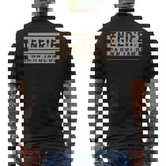 Tenerife Islas Canarias Europaacaciones Yiajes Diversión Camiseta Hombre Estampado Espalda - Regaloses