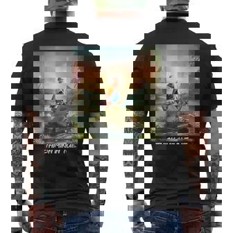 Thich Minh Tue Spiritual Ambassador Of Vietnamese Buddhism Men's Back Print T-Shirt - Monsterry