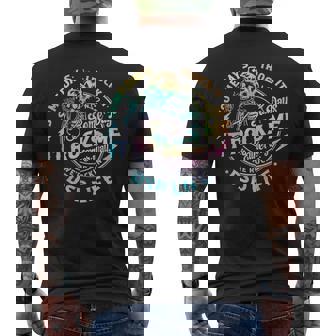 Tie Dye Some Days I Rock It Some Days It Rocks Me Dsp Life Men's T-shirt Back Print | Seseable CA